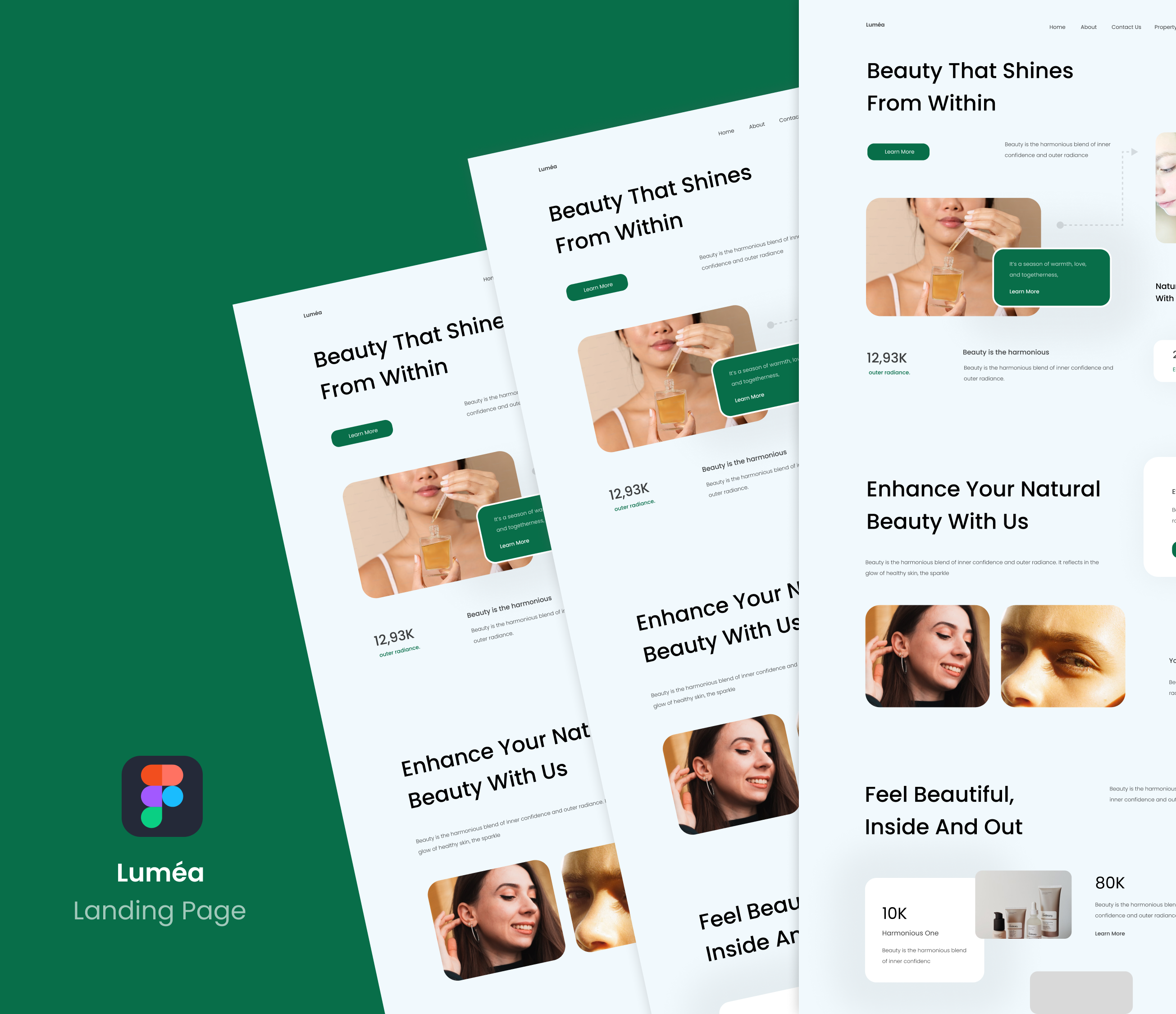 Clean & Elegant Skincare Web Design